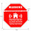 5Pcs Home Alarm Security Stickers Decals Signs for Window Doors 5