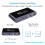 HD Video Switch 2 Port HDMI KVM Switch 4K Share Switcher Splitter Box to Share Printer Keyboard Mouse 5