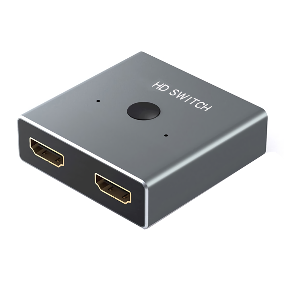 (Switch + Cable + Controller) Hdmi-Compatible Switch 4K Bi-Directional Hdmi-Compatible Splitter 2 In 1 Out / 1 In 2 Out Switcher 5284966038122