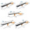 (1/8) Plastic Violin Head Neck for 4/4 3/4 1/2 1/4 1/8 Violin 5