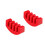 (Yellow) 2PCS Violin Rubber Mute detachable Violin Silent Rubber 4