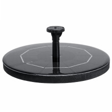 8-in-1 Solar Bird Water Fountain Set 3.5W Circle Floating Pump for Working at Cloudy or Night