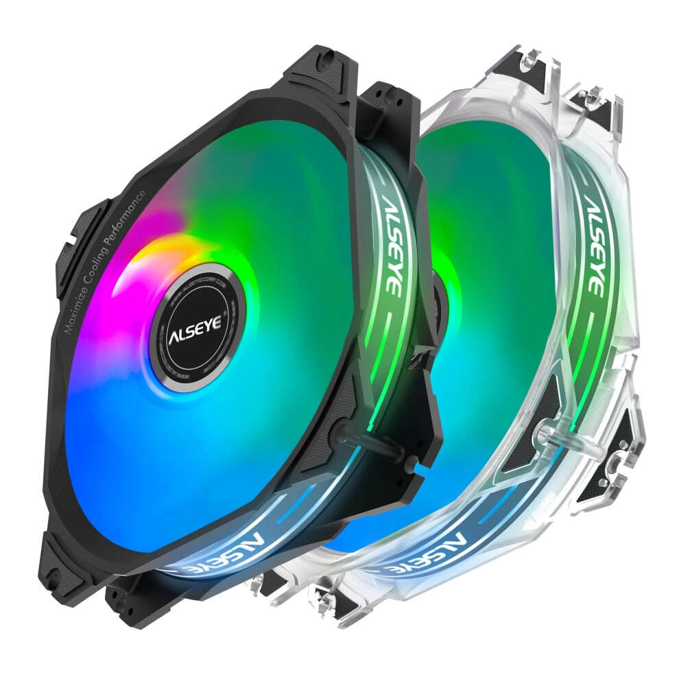 (Transparent) Fan 120Mm Led Computer Case Cooling Fan 2510-3Pin & Molex 4Pin Connector Max Series 6112212776582