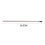 Grass Wood Baroque Rough Violin Bow for 4/4 Violin 5