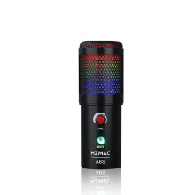 USB Sound Recording Vocal Microphone Set 192KHZ/24Bit RGB Gaming Mic with Tripod Stand For Mobile Phone PC Game Chat Live