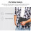 Graphics Tablet Digital Drawing Tablet with 8192 Levels Pressure Sensitivity 5080LPI Resolution 4 Express Keys 4