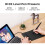 Graphics Tablet Digital Drawing Tablet with 8192 Levels Pressure Sensitivity 5080LPI Resolution 4 Express Keys 3