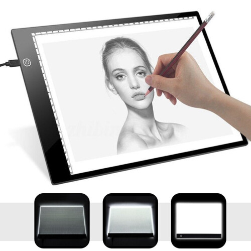 LED Light Box Board Pad Art Craft Drawing Adjustable Tracing Tattoo 2