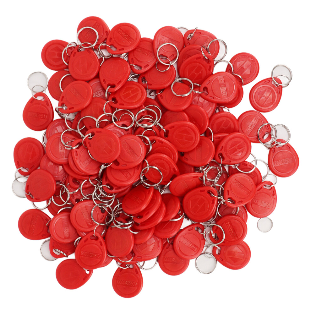 125Khz Red Rfid Key Fob 100Pcs For Secure Door Entry Access Systems 9371339110595