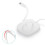 (White) USB Omnidirectional Computer Microphone for Broadcast Live Recording Conference Speech Game Video Chat Desktop Dual-condenser Mic 6