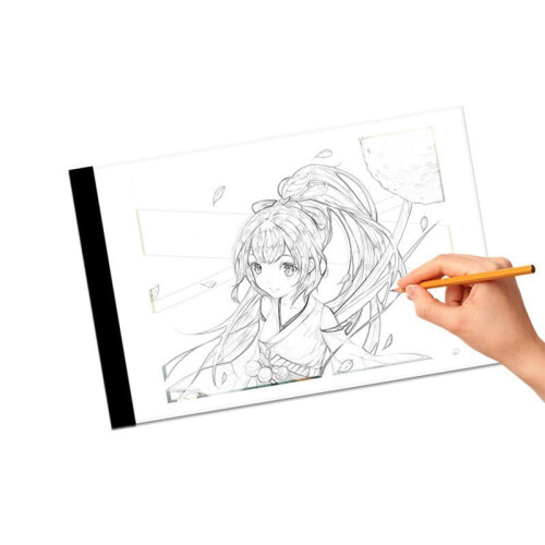 Touch-control Dimmable Ultra-thin Copy Station LED Pen Write Station Graphics Tablet for PC Laptop Drawing Design 2