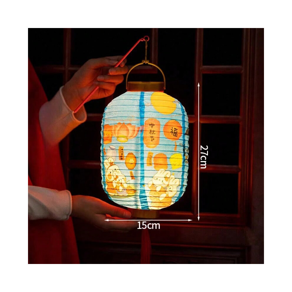 (S14 27X15CM, AS SHOW) 2026 Mid-Autumn Festival Lantern Chinese Traditional Wedding Festival Decor Lanterns Japanese Hanging Lantern for Home Yard-image-OPC-PJHVTG7-NEW