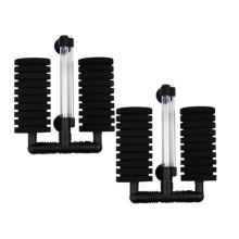 Aquarium Filter Cartridges 2-Pack, Double-Layer Filter Pads for Improved Water Quality in Fish Tanks