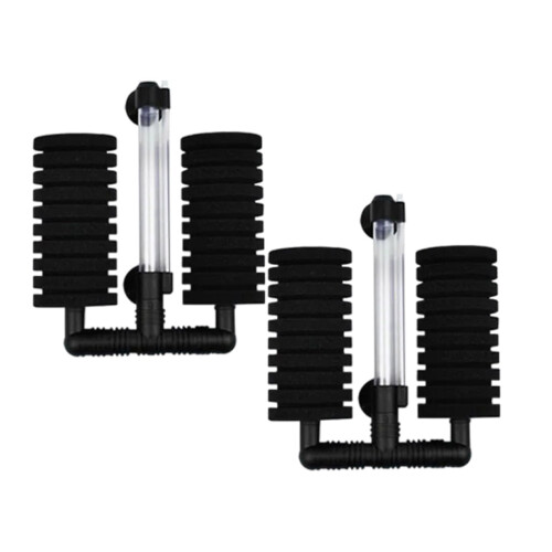 Aquarium Filter Cartridges 2-Pack, Double-Layer Filter Pads for Improved Water Quality in Fish Tanks