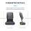 Magnetic Phone Assistant Remote Control, Multifunctional ABS Handheld Device, Black, Photo Capture Compatibility 5