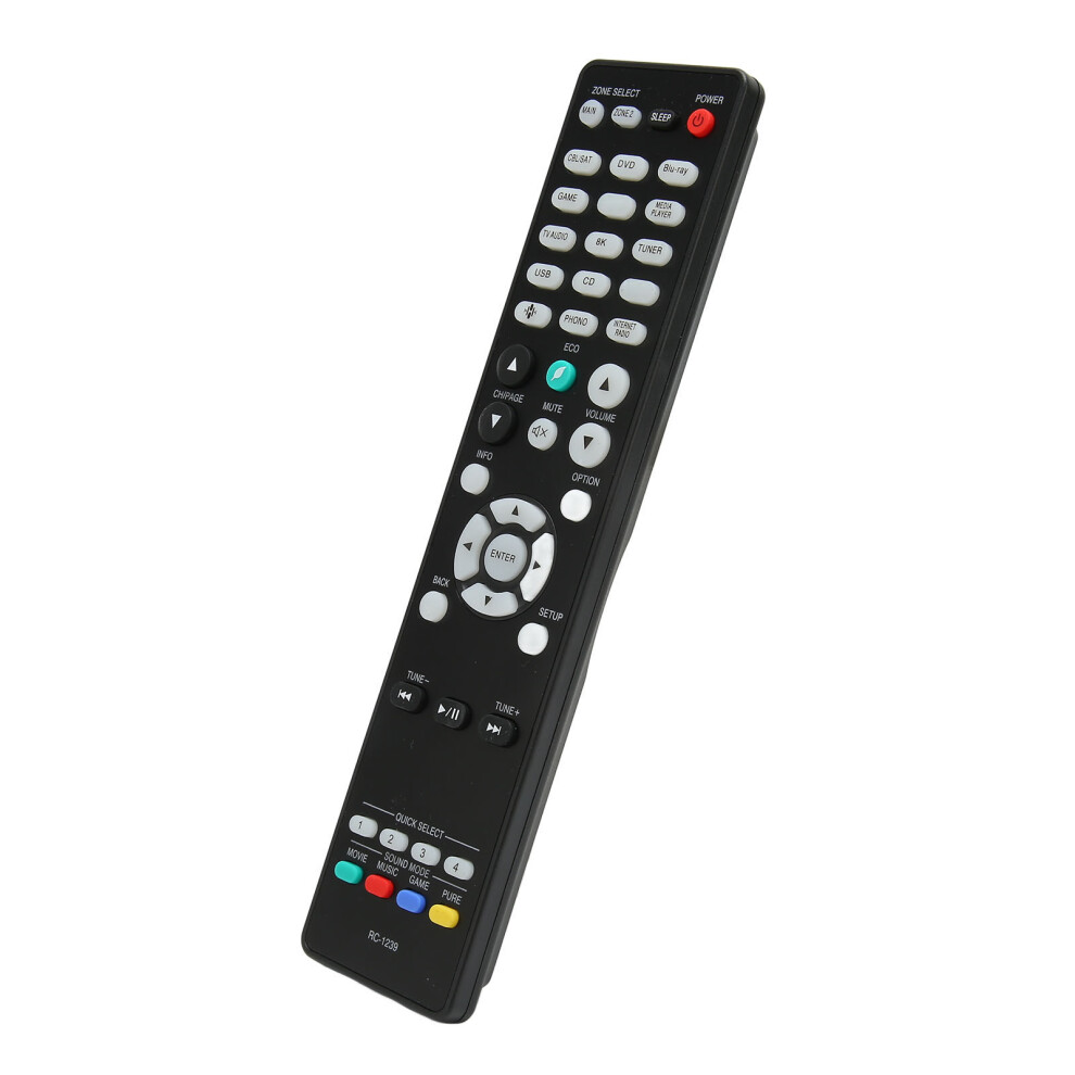 Remote Control for AV Receiver Power Amplifier RC 1239 Compatible