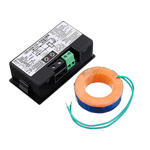 (100A) 6-in-1 AC60-500V 100A/200A Three-phase AC Voltage Ammeter Blue Backlight Digital Display Multi-function Power Frequency