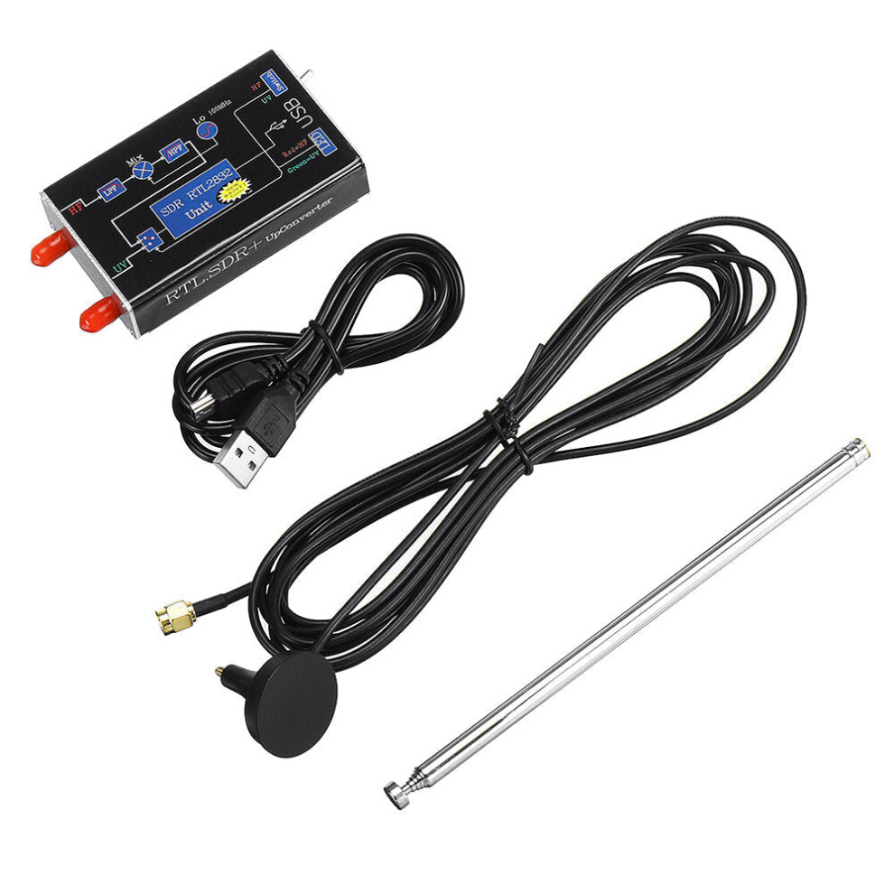 100Khz-1.7Ghz Full Band Rtl.sdr + Upconverter Wide Sdr Receiver Dbm Hf Uhf Vhf Radio Ham Software Defined Radio 8727971200698