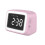 (White) Digital Alarm Clock FM Radio Wireless Bluetooth 5.0 LED Mirror With Speaker 6