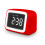 (White) Digital Alarm Clock FM Radio Wireless Bluetooth 5.0 LED Mirror With Speaker 8