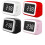 (White) Digital Alarm Clock FM Radio Wireless Bluetooth 5.0 LED Mirror With Speaker 2
