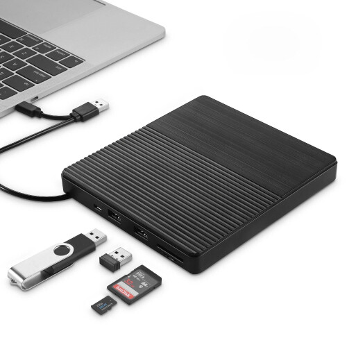 USB3.0 Type-C External CD Burner CD/DVD Player Optical Drive Multi-function High Speed for PC Laptop 1