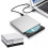 (Black) USB2.0 External Optical Drive CD Burner DVD-RW CD/DVD-ROM Player Rewriter Data Transfer for PC Laptop Computer Components 1
