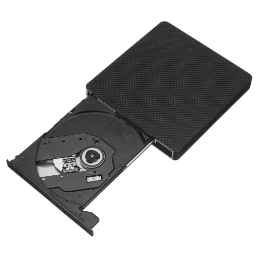USB 3.0 Type-C External Optical Drive DVD-RW Player CD DVD Burner Writer Rewriter Data Transfer for PC Laptop OS Windows 7/8/10 2