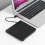 (White) USB3.0 External Optical Drive USB CD DVD Burner DVD-RW Player Writer Rewriter Support 2MB Data Transfer for PC Laptop Compute 8