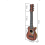 6 Strings Random Color Plastic Ukulele Uke Musical Instrument Toy for Children Gift 6