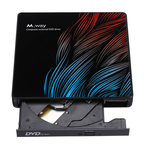 USB-C External Optical Drive Type-C USB3.0 DVD Burner DVD-RW Player Writer Rewriter Support 2MB Data Transfer for PC Laptop Computer 2