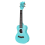 23 Inch Okoume High Molecular Carbon String Blue Ukulele for Guitar Player 3