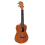 23 Inch Mahogany High Molecular Carbon String Log Color Ukulele for Guitar Player 4