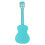 23 Inch Okoume High Molecular Carbon String Blue Ukulele for Guitar Player 1