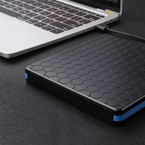 External Optical Drive Portable USB 3.0 CD/DVD Burner Player RW Drive for Mac PC Windows XP/ 2003/ Vista/ 7/8 Linux System 2