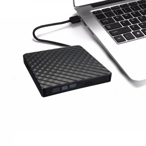 External USB3.0 DVD RW CD Writer Slim Optical Drive Burner Reader Player For PC Laptop 2