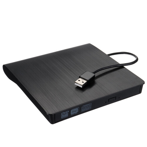 External USB 2.0 DVD RW CD Writer Slim Optical Drive Burner Reader Player For PC Laptop Business Office 1