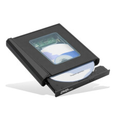 (Yellow) Transparent USB3.0 Type-C DVD CD Optical Drive Burner Drive-Free High-Speed Read-Write Recorder External DVD-RW Player Writer Reader for PC Laptop