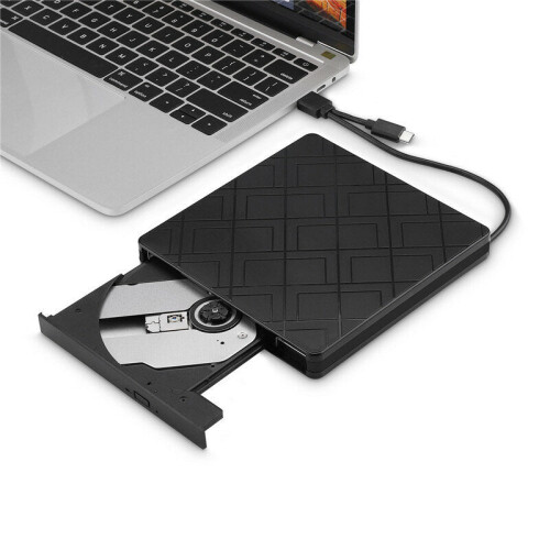 USB3.0 Type-C External Optical Drive CD/DVD Player Burner for PC/Notebook in Home/Outdoor/Work 2