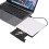 (White) External DVD RW CD Writer Drive Type-C USB 3.0 Optical Drives Slim Combo Drive Burner Reader Player 11