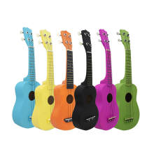 (Blue) 21 Inch 4 Strings Basswood Multicolor Ukulele Musical Instrument for Beginner