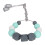 Soft Silicone Teething Necklace Portable Relief for Baby's Gums 13