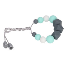 Soft Silicone Teething Necklace Portable Relief for Baby's Gums