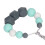Soft Silicone Teething Necklace Portable Relief for Baby's Gums 7