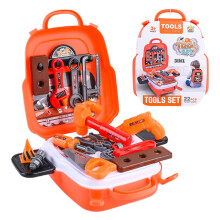 Tool Sets Kids, 24 x 17.95 x 3.86 cm Construction Toys Kit, Realistic Pretend Play Tools, Includes Carrying Case, Multicoloured