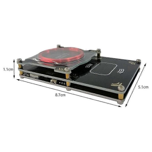 Upgraded 512k Proxmark3 Easy V3.0 RDV4 Memory ID M1 IC Built-in RFID Card Reader Integrated Antenna 1