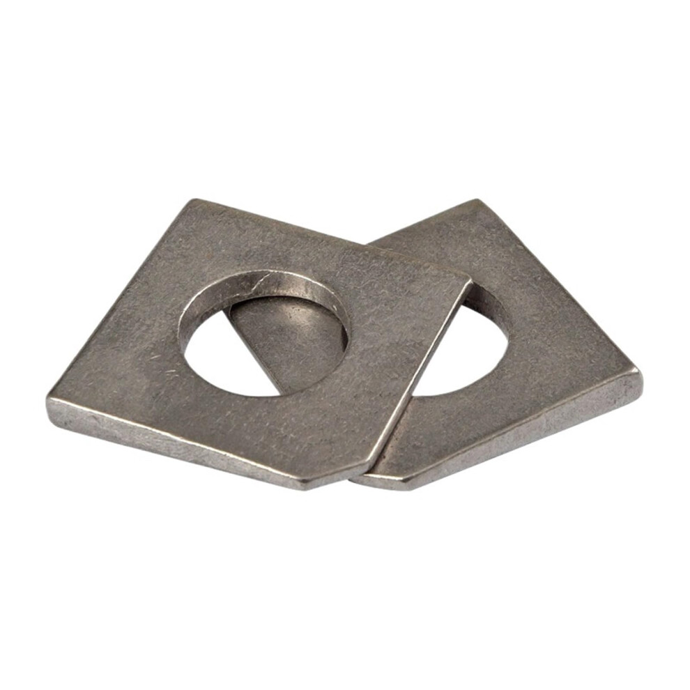 Quadratische Geneigte Dichtung Edelstahl 304 M14 5 StÃ¼ck, Flachdichtungsscheibe fÃ¼r Stahl I-TrÃ¤ger, Eckmetalldichtung-image-OPC-PJHVWTK-NEW