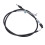 50.5in Front Drum Brake Cable Set Stainless Steel 6