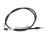 50.5in Front Drum Brake Cable Set Stainless Steel 8