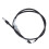50.5in Front Drum Brake Cable Set Stainless Steel 2